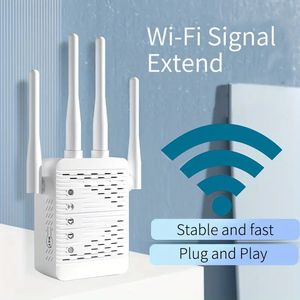 1 pc 300 Mbps 4 pièces 3dBi Antenne Sans Fil WiFi Répéteur Avec 2 * 10/100 Mbps LAN Port