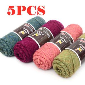 1PC 500g/lot Colorful Thick Yarn For Knitting Baby Knitting Work Wool Yarn for Hand Knitting Thread 500g/lot Alpaca Wool Yarn Y211129