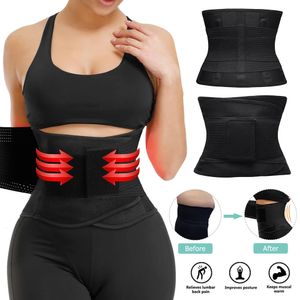 1PC Soporte para la espalda Entrenador de cintura para mujer Cinturón abdominal Busto apretado que forma el cinturón deportivo para niña con pegatina Cinturón de gimnasio Accesorios deportivos 231025