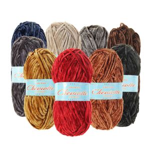 1PC Chenille Yarn - 130Yards - Super Soft Knitting Yarn - Chunky Baby Wool- Costura Artesanía Y211129