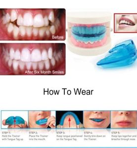 1 pc entraîneur d'appareil orthodontique de dent dentaire avec étui de prothèse dentaire accolades d'alignement des dents protecteur correcteur en Silicone protège-dents F7389157