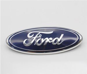 1pc pour Ford 20042014 F150 Miroir Blue Front Grill Badgetailgate Emblem Oval Decal6963664