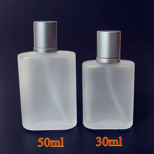 Frosted 30ml 50ml Glass Empty Perfume Bottles Spray Atomizer Refillable Bottle Scent Case with Travel Size Portable