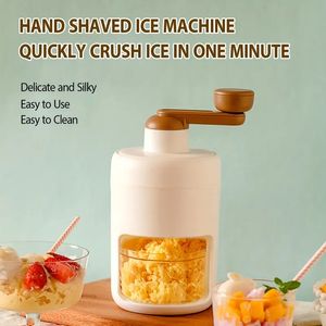 1 pc Ménage Mini Machine À Glace Rasée Petit Broyeur À Glace Manuel Smoothie À Manivelle Brise-Glace Pour Faire Un Outil À Glace Smoothie Continu