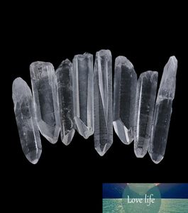 Point de cristal de Quartz clair naturel, 1 pièce, ornement minéral, artisanat poli Reiki, décoration de maison familiale, décoration d'étude, cadeaux DIY 9568366