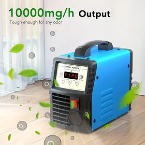 1pc générateur d'ozone 10000 mg/h purificateur d'air industriel générateur d'ozone commercial haute capacité Machine à ozone, déodorant isolant domestique
