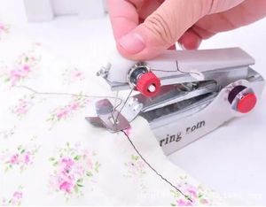 1pc Portable Mini Manual Sewing Machine Simple Operation Sewing Tools Sewing Cloth Fabric Handy Needlework Tool