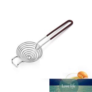 1Pc Spiral Stainless Steel Egg White Separator Egg Yolk Remover Divider with Long Handle Kitchen Tool Factory price expert design Quality Latest Style Original