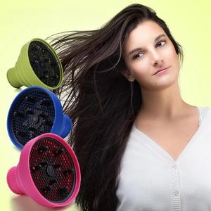 1pc Sécheur de cheveux en silicone adapté à couverture diffuseur Couvre-toile de poil