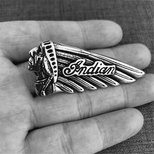 Pendentif de Style motard pour motos indiennes, 1 pièce, livraison directe, bijoux en acier inoxydable 316L, populaire et Cool indien, 301Z