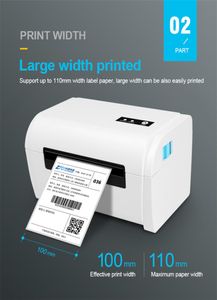1pcs 100 mm de impresora 203dpi Surface Electronic Surfree Bluetooth Sticker Etiqueta de etiqueta EL9200 OFICINA Fábrica Almacenamiento de producción MA4103058