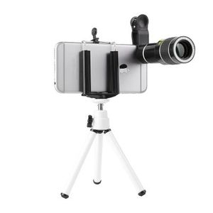 1 PPCS 20X Lente de teléfono móvil Zoom 360 grados kits de cámara de pantalla amplia angular para Samsung Xiaomi Huawei Lente de cámara de clip