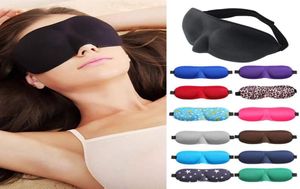 1pcs 3d Masque de sommeil Natural Sleeping Eye Mask Cover Shade Eye Patch Femmes Men Soft Portable Bounsel Roll Travel Eyepatch8825849
