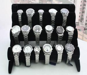 1PCS Black 3tier Velvet Watchbracelet Bijoux Display Stand Rack5458402