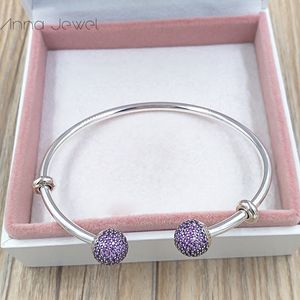 1 unids Drop Shipping Jewelry 925 Sterling Silver Bracelets Mujeres Snake Charm Charm Beads Conjuntos de Pandora con logo Abrir Bangle Caps Niños Niños Regalo de cumpleaños