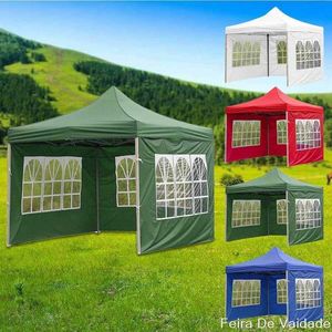 1 pièces tissu de tente pliante à quatre coins tissu imperméable personnalisé tissu de tente de décrochage de Camping en plein air imperméable (un seul mur) Y0706