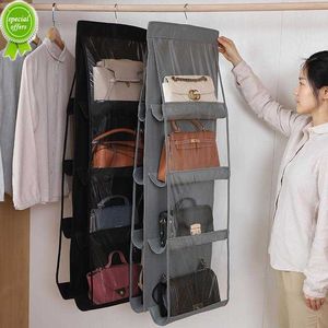 1Pcs Handbag Storage Artifact Bag Dust-proof Cover Door Behind Bag Storage Hanging Shelf Household Storage Bag Organizer