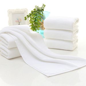 Serviette de bain en coton pour maison et hôtel, 1 pièce, gant de toilette 16, en spirale de haute qualité, serviette spéciale blanche, douce et absorbante, pratique, vente en gros