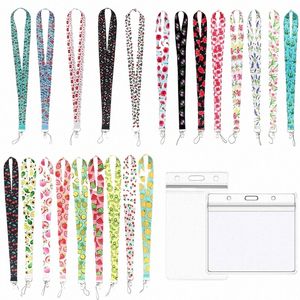 1 unids Lanyard Trabajo Pase Tarjeta de autobús Manga Cuerda Precioso Carto Doctor Enfermera Correa para el cuello Tipo de collar Personal ID Nombre Insignia Titular Bolsas x3Ib #