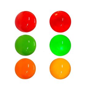 1 pièces LED balle de parc de Golf trois couches entraînement de nuit lumière LED balle de Golf lueur vert rouge Orange Sport de plein air balle de pratique de Golf 240124
