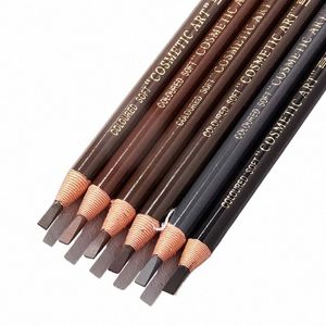 1 unids Natural Pull Lápiz de cejas Impermeable Eye Brow Enhancer Pen Lg Ojos duraderos Herramientas de maquillaje Cosméticos Negro Rojo Marrón Gris V73V #