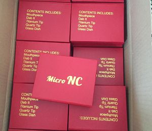 Mini Kit de collecteur Micro NC avec pointe en acier inoxydable 10mm 14mm 18mm, tous les tuyaux en verre disponibles, ensemble Micro NC