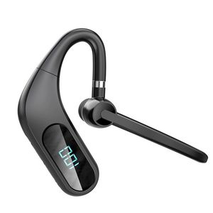 KJ12 écouteurs Bluetooth sans fil suspendus oreille sport affaires casque affichage numérique en cours d'exécution stéréo réduction du bruit casque de voiture pour Smartphone