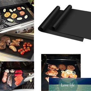 1 pcs Réutilisable Antiadhésif Surface BBQ Grill Tapis Plaque De Cuisson Plaque Chauffante Facile À Nettoyer Griller Pique-Nique Camping Usine prix conception experte Qualité Dernier Style Original