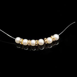 1Roll Plastic Crystal DIY Per perles Cordons d'étirement élastiques bijoux de fabrication de fil de fil bijoux filetage filetage en gros