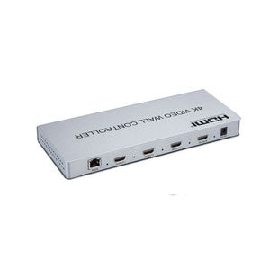 Controlador de pared de video 1X4 1X6 1X9 monitor 1080P Procesador de video DVI VGA USB 2X2 2X3 3X3 Divisor HDMI Control de pared de video de 9 canales con control remoto