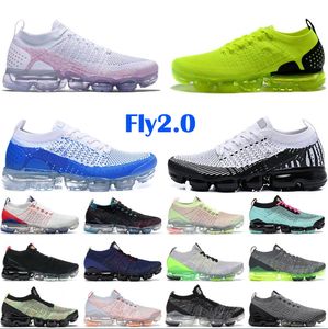2.0 Chaussures de course Fly Hommes Femmes Baskets Mango Light Cream Animal Pack Zebra Cheetah Team Red Obsidian Tiger Elastic Athletic Trainers