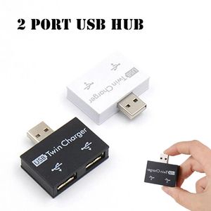 2.0 USB Splitter 1 Male to 2 Port Female USB Hub Adapter Converter for Phone Laptop PC Peripherals Computer Charging Accessorie