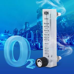 Medidores de flujo 0-3LPM 2-20LPM 1-15LPM 0-10LPM 1-5LPM Medidor de flujo de gas LZQ-7 Medidor de flujo con válvula de control para medición de oxígeno/aire/gas