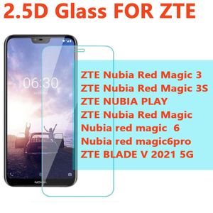 Protecteur en verre trempé 2.5D pour ZTE Nubia Red Magic 3 3S 6 magic6pro Nubia-PLAY protecteurs d'écran de téléphone