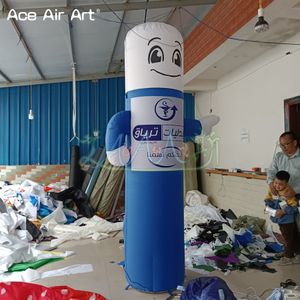 Modèle gonflable de poupée gonflable d'homme de guidage de route de Logo fait sur commande de 2.5mH avec le ventilateur intérieur pour l'ouverture ou la publicité de magasin de téléphone