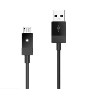 Cable de carga de 2,75 M Cable de datos del controlador del juego con luz para dispositivos Android Xbox One Sony PS4 negro