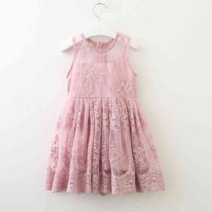 Vestido de encaje para niñas de 2 a 7 años, ropa de verano para niños, ropa de princesa para niños, ropa informal, Túnica de unicornio, niña 210429