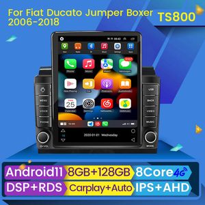 2 Din Android Car DVD Radio Player pour Fiat Ducato 2007-2015 Citroen Jumper Peugeot Boxer 2011-2015 Autoradio GPS Navigation Stereo