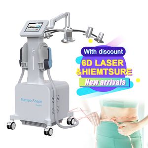 2 en 1 EMS Muscle Building Body Sculpting 6D Lipolaser Minceur Équipement Réduction de la cellulite Lumière rouge 635nm 532nm Laser Fat Removal Shaping Device Logo personnalisé