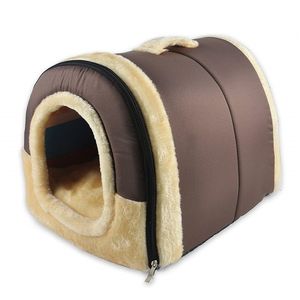 2 in 1 Home and Sofa For Dog Bed Cat Puppy Rabbit Pet Warm Soft Warm Pet Kennel Sofa Sleeping Bag House Puppy Cave Bed LJ201028