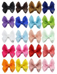 2 pouces Small Mini Grosgrain Ribbon Bows Hairs Grips Baby Bow Hairpins Children Girls Solid Hair Clips Kids Hair Accessories8711646