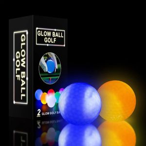 2 Pack clignotant une balle de golf rougeoyante luminaire LED Luminous Sports Goods 231220