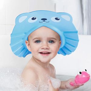 2 PCS Bathing Cap Baby Shampooing Toddler Shower Hat Shield Cartoon Visor for Toddlers 240407