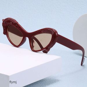 2 uds., nuevas gafas de sol de diseño de lujo a la moda, Niuma Love Y2K, gafas personalizadas de decoración de escenario, divertidas