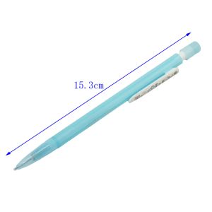 2 pcs/lote 0.7 mm lindo kawaii lápiz mecánico de plástico encantador torre de dos pluma automática para suministros escolares para niños lápiz