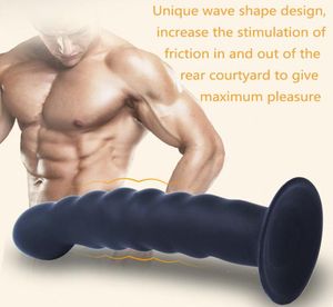 2 tailles Super Soft Silicone Vagin Anal Dildo Butt Butt Mâle Massage de la prostate Masturateur gay Masturateur Eroticsexy Toys for Men Women5567078