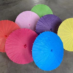 Parasol en papier coloré chinois et japonais, parapluie en papier pour mariage, demoiselles d'honneur, cadeaux de fête, pare-soleil d'été, 20/30/40/60cm