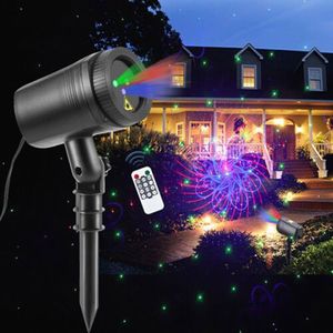 20 grands modèles projecteur laser lumière rvb lumières à effet mobile pour la décoration de fête de vacances de noël éclairage projecteur extérieur lumière avec télécommande rf