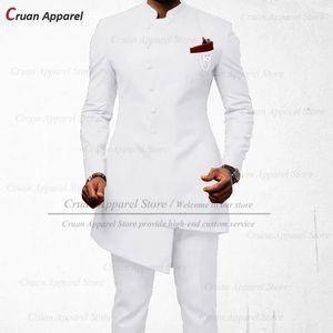 20 colores de la boda india Traje de traje TailMade Fit Slim Man Groom Vestido Tuxedo Prom Dinner Rata Blazer Pants 2pcs 231221