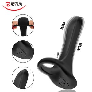 20 Modes anneau pénien vibrant éjaculation retardée bite pénis Cockring vagin stimulateur de point G jouets sexy pour adultes pour les Couples